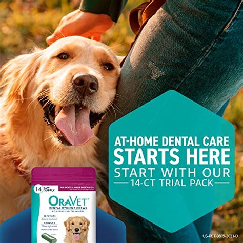 Oravet Dental Hygiene Chews For Large Dogs Over 50 Lbs 14 Ct A
