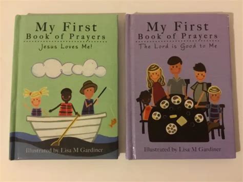 Lot Of 2 My First Book Of Prayers Board Books Illustrated By Lisa