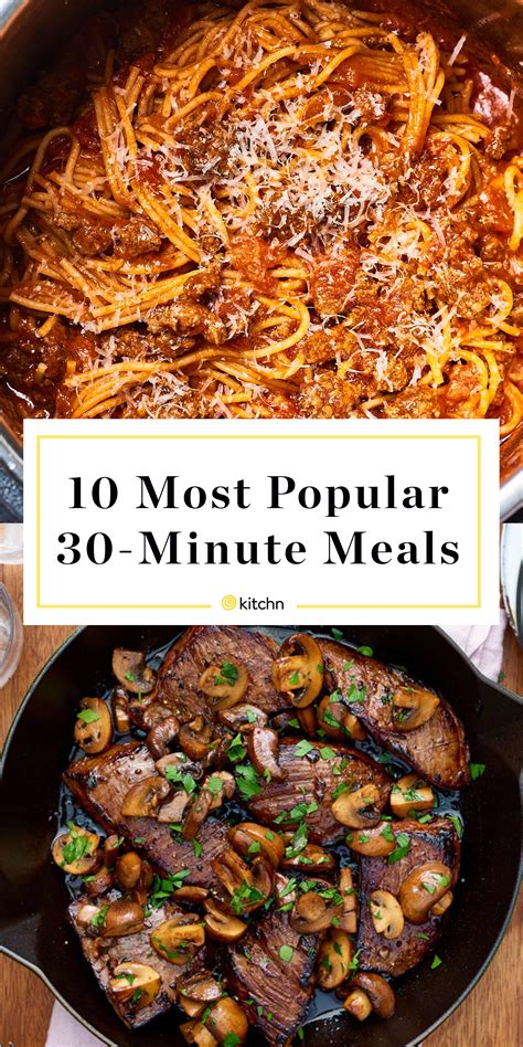 Our Most Popular 30 Minute Meals 30 Minute Meals Easy 30 Minute