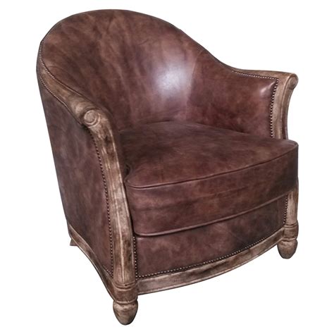 Our barrel chair is made of faux leather material, the faux leather covering adds a touch of luxury feeling for this club chair. Moe's Home Collection Helmsley Leather Barrel Chair ...