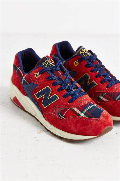 Lyst - New Balance 580 Tartan Running Sneaker in Blue