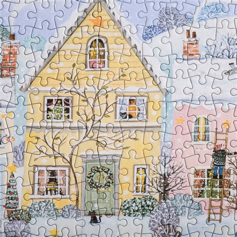 Bloom Puzzles Snowy Village 1000 Piece Jigsaw Puzzle