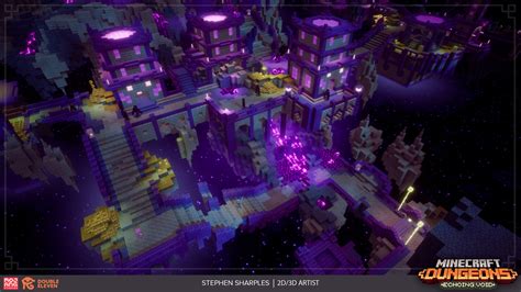 Stephen Sharples Minecraft Dungeons Echoing Void Dlc