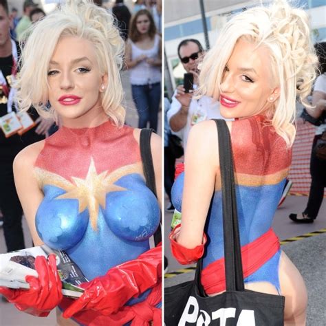 Body Paint Halloween Costumes Celebrities Dare To Bare It All
