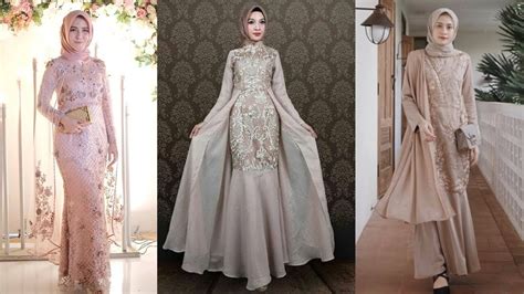 Kondisi hati serta psikis yang tenang dan percaya diri akan otomatis memancarkan kecantikan alami. Model Baju Kebaya Pesta Terbaru / Baju Kondangan Kebaya ...