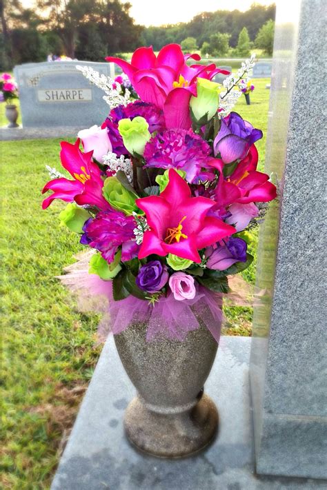Cement Cemetery Urns For Flowers Vintage Cement 11 Urn Vase Planter