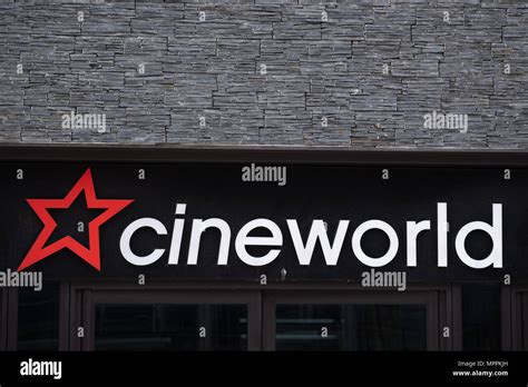 Cineworld Cinema Sign Logo Stock Photo Alamy
