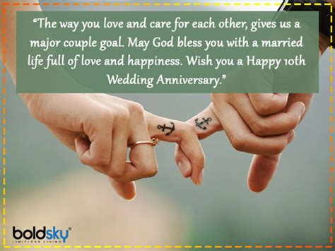 Quotes Wishes And Images For 10th Wedding Anniversary Boldsky Com