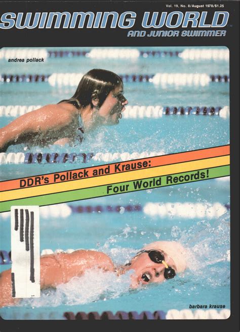 Swimming World Magazine August 1978 Issue