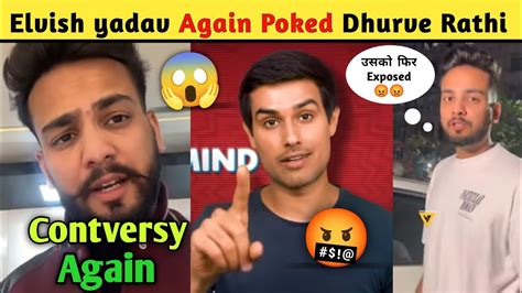 Elvish Yadav Again Exposed Dhruv Rathee Elvish Yadav Vs Dhruv