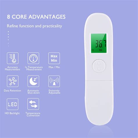 Digital Infrared Thermometer Body Temperature For Adult Kids Forehead
