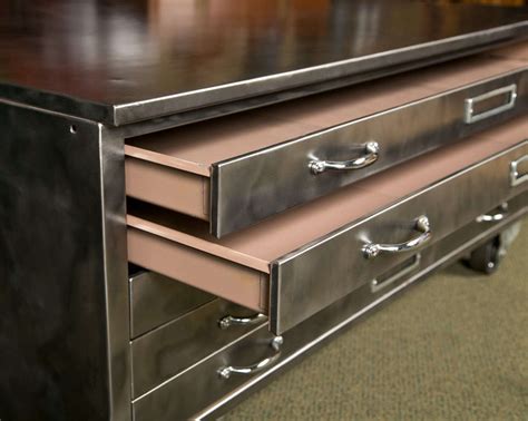 If using a pdm system, the resulting pdm revisions are automatically uploaded to flatter files when they are released. Steel Flat File Cabinet at 1stDibs