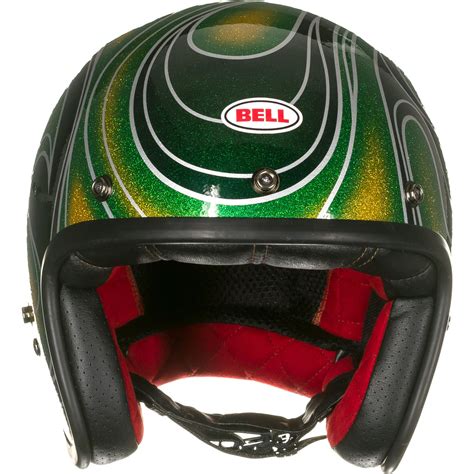 Bell Custom 500 Se Chemical Candy Mean Green Open Face Motorcycle