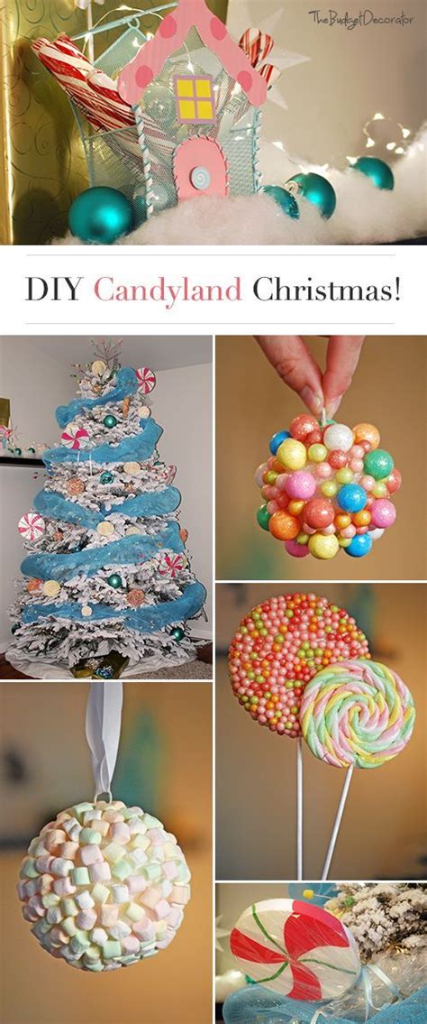 Candy Land Christmas Theme Tree The Budget Decorator Candy Land