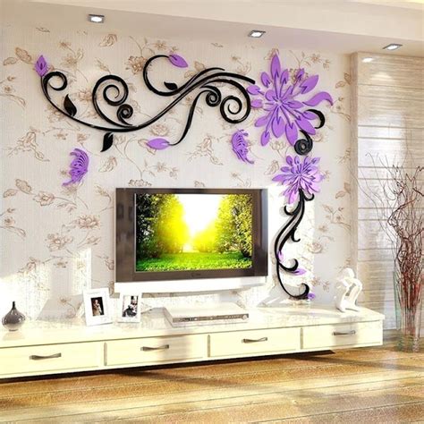 Myhouseplanshop 30 Best 3d Tv Wall Background Self Adhesive Stickers