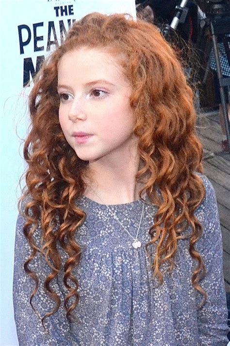 Francesca Capaldi Curly Ginger Barrel Curls Bobby Pins Hairstyle
