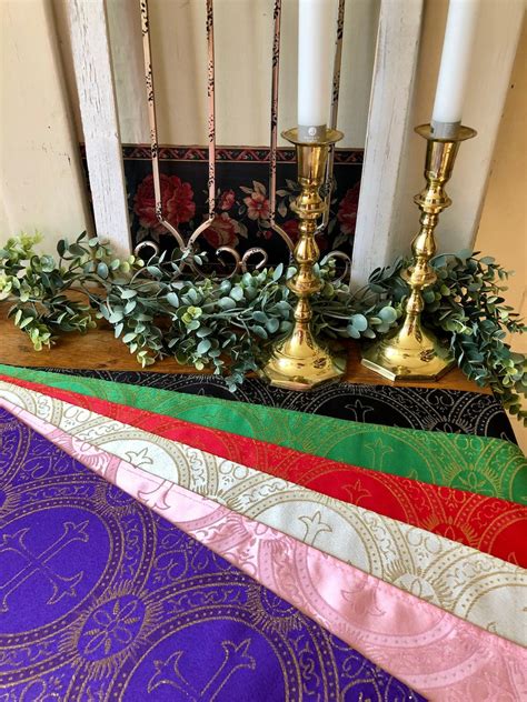 Altar Cloths Set Of 6 Liturgical Catholic Christian Home 295 Etsy