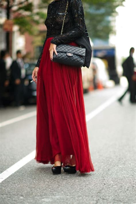 Maxi Skirts The Trend That Never Dies Fashion Red Maxi Skirt Style