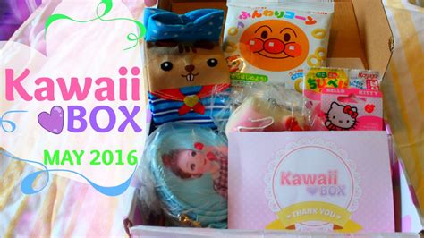 Kawaii Box May 2016 Unboxing And Giveaway Closed Youtube