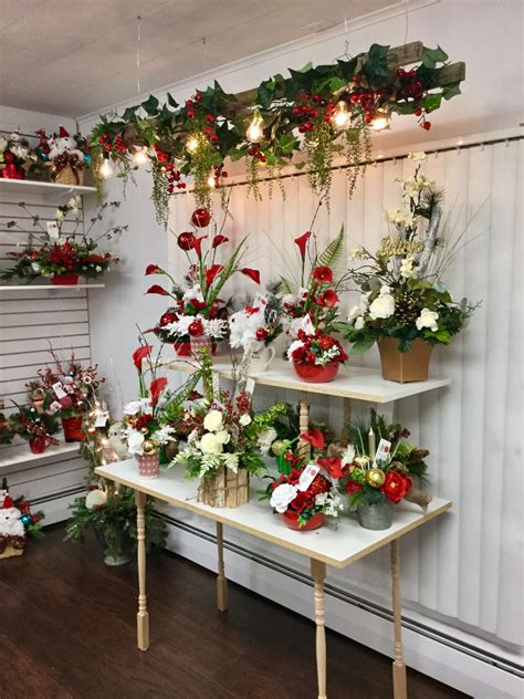10 best silk flowers of june 2021. Christmas display at Silk Florals | Christmas display ...