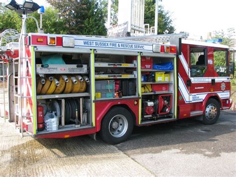 Fire Engines Photos West Sussex Dennis Rapier At Open Day
