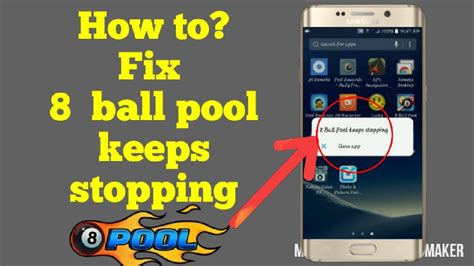Play the hit miniclip 8 ball pool game on your mobile and become the best! HOW TO? Fix 8 Ball Pool Keeps Stopping in one minutes |on ...