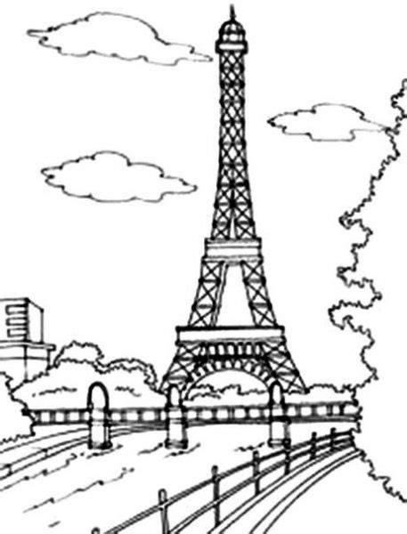 Torre Eiffel Para Colorear Ninos Preparaniñ