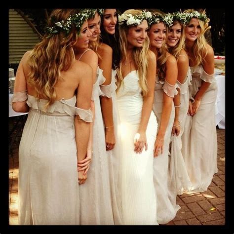 beautiful flower crowns for the bridal party bridesmaid bride bridesmaid dresses