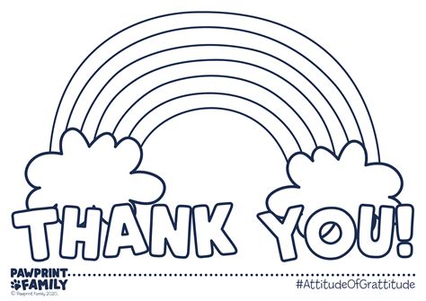 Maybe you would like to learn more about one of these? Thank You Colouring Sheet | Pawprint Family
