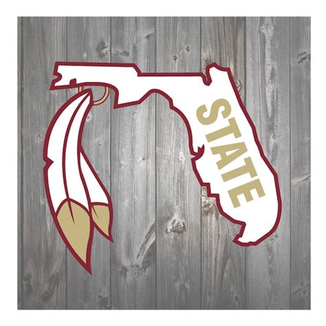 Florida State Seminoles Fsu Feather Svg Dxf Clip Art Etsy