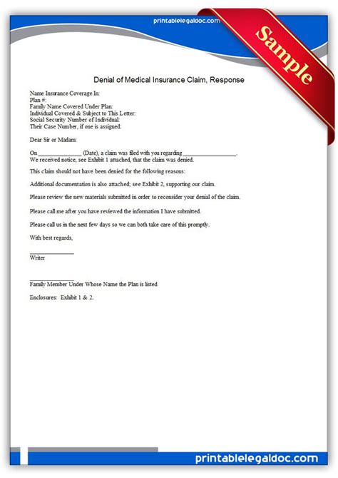 We did not find results for: Denial Of Medical Insurance Claim, Response | Medical ...