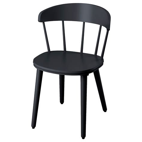 Ikea black dining table & 6 chairs | in stockport. OMTÄNKSAM Chaise, anthracite - IKEA