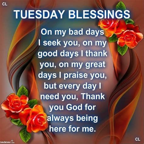 Tuesday Blessings Image Quote Pictures Photos And Images For Facebook