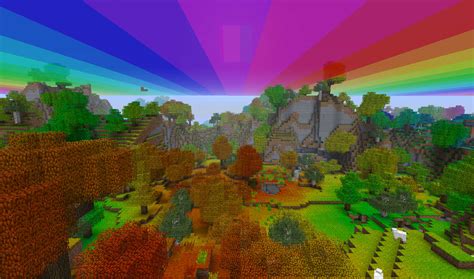Minecraft Double Rainbow By Lockrikard On Deviantart