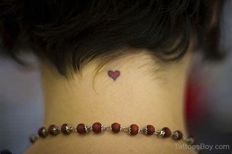 Heart Tattoo On Back Neck Tattoo Designs Tattoo Pictures