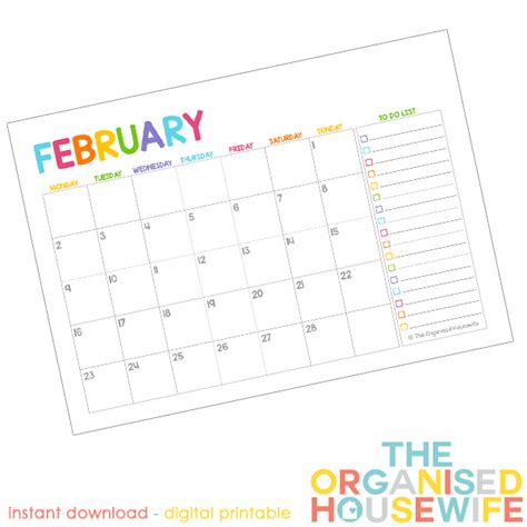 Printable Calendar List View Calendar Printables Free Templates