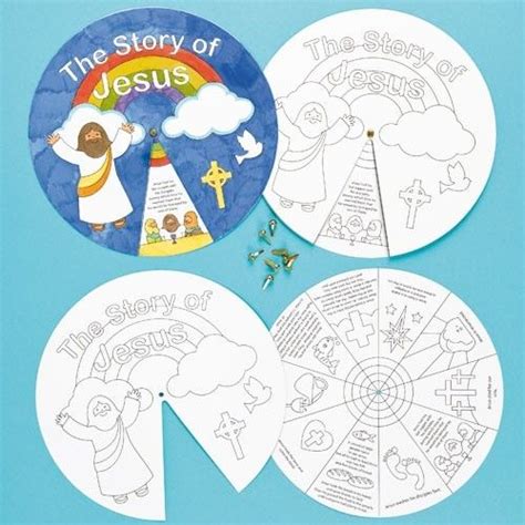 The Life Of Jesus Story Wheels Bible Crafts Shop Little Treasure