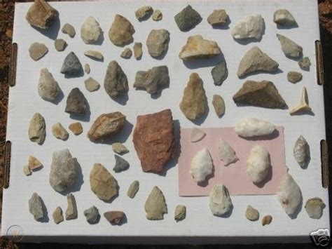 Antique Catawba Indian Arrowheads From Sc Artifacts Lot 37304663