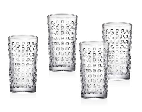 Buy Godinger West Street Highball Glasses Drinking Cups For Water Wine Beer Cocktails And
