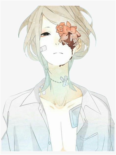 Animeboy Handsome Aesthetic Gore Flower Aesthetic Depressed Anime