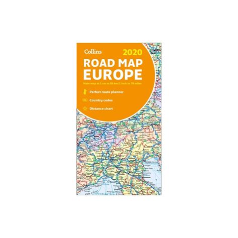 Europe 2018 Collins Road Map By Harpercollins Publishers