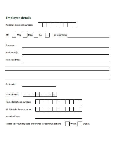 10 Recruitment Application Form Templates In Pdf Ms Word