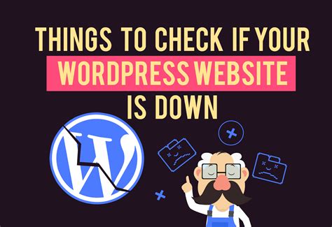 Infographic: Things to Check if Your WordPress Website Is Down