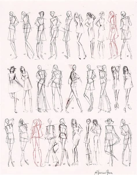 Woman Figure Drawing With Clothes