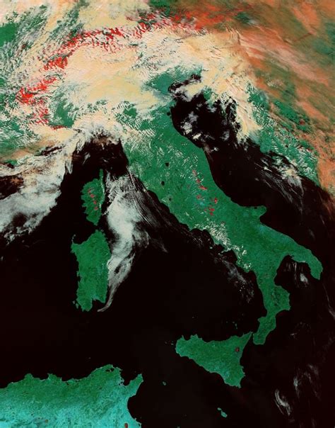 Sole E Caldo Le Immagini Satellitari Di Italia Ed Europa