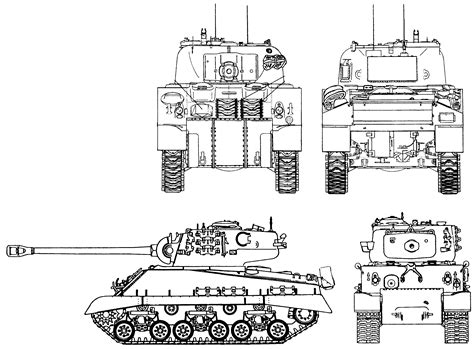 How To Draw A M4 Sherman Tank Howto Draw