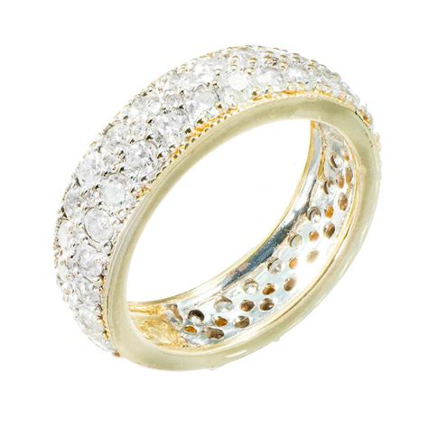 Diamond Gold Lace Design Band Ring At 1stdibs