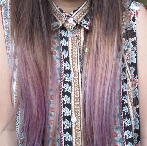 Purple Dip Dyed Hair By Fireestarterr On Deviantart