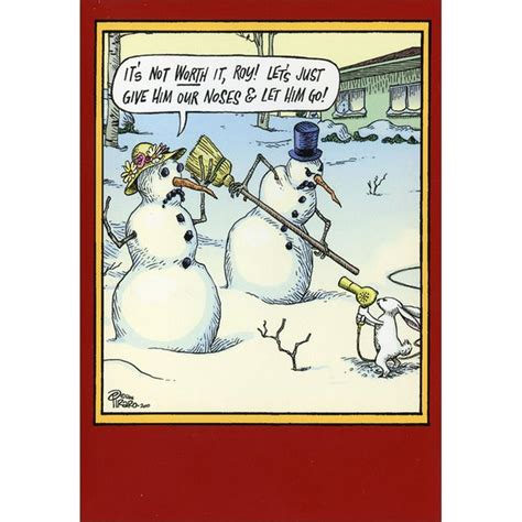Nobleworks Rabbit Robbery Box Of 12 Funny Humorous Christmas Cards