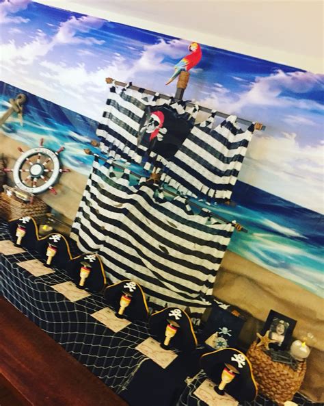 Pirate Sail For Your Pirate Ship Banquet Table Pirate Party